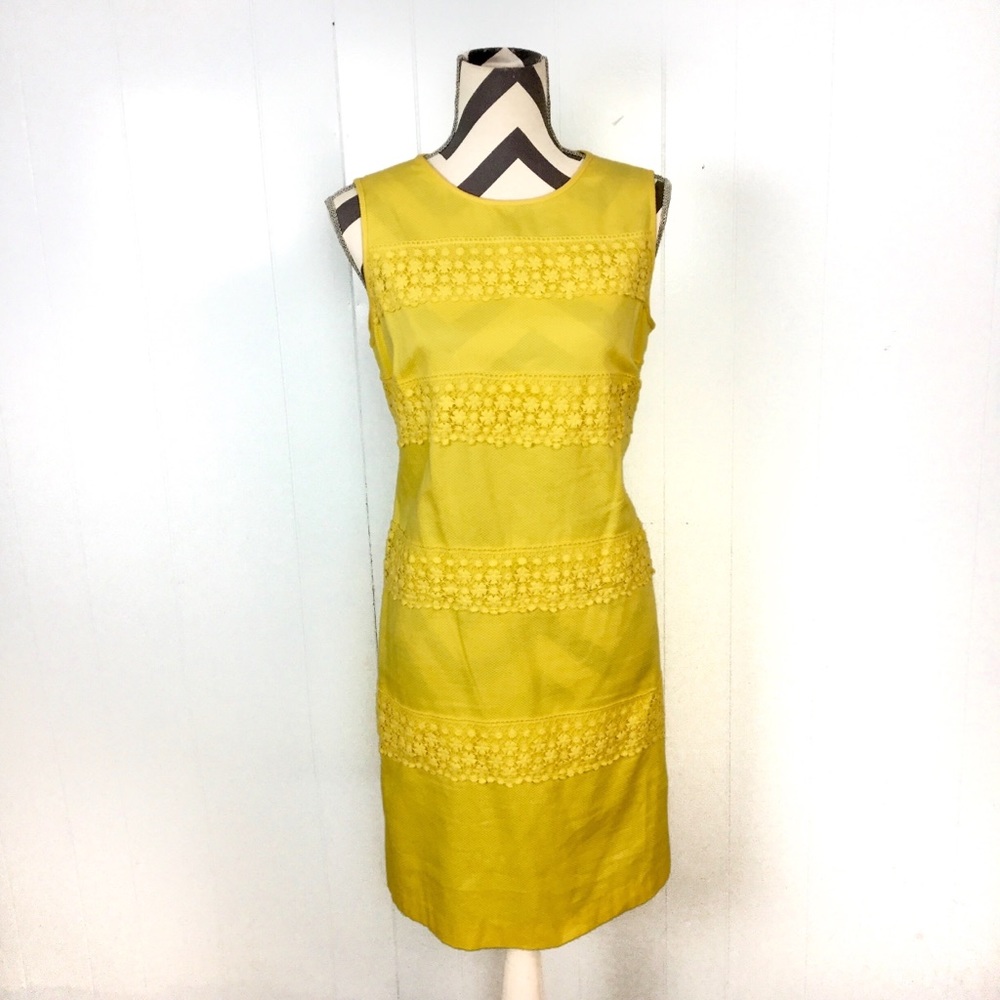 New York & Company Yellow Dress